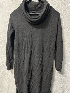 Willi Smith Charcoal Gray Cowl Neck Sweater